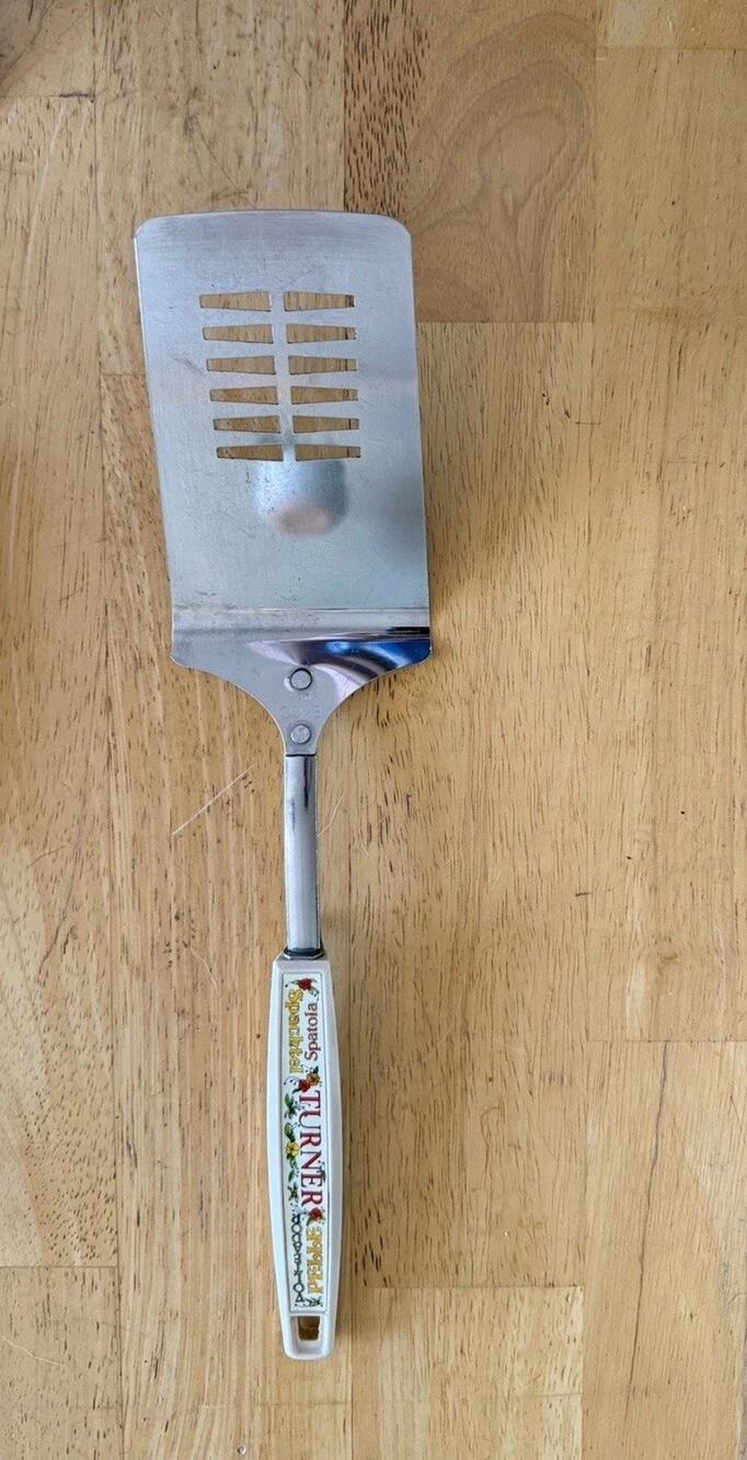 Vintage Ekco Spice of life chromium spatula turner flipper 13" USA